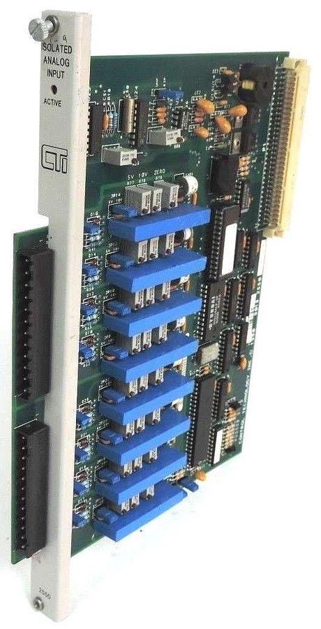 Used CONTROL TECHNOLOGY INC. 901B-2550 CONTROL BOARD CTI ISOLATED ANALOG INPUT 2550