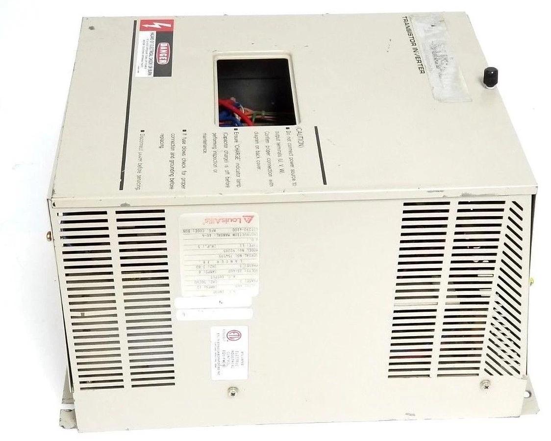Used LOUIS ALLIS ESP-130 TRANSISTOR INVERTER DRIVE 92285 TYPE: L1 5HP (INCOMPLETE)