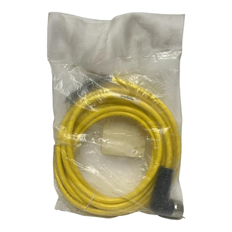 Used Turck DKWM 26-631-5 Multifast Cordset 26-Pin Right-Angle Female to Bare End 5m