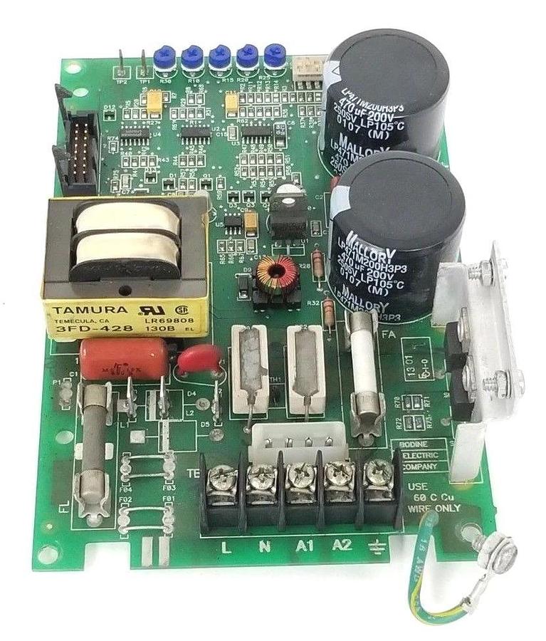Used BODINE ELECTRIC CO. 43110418KCY SPEED CONTROL BOARD 43130423H