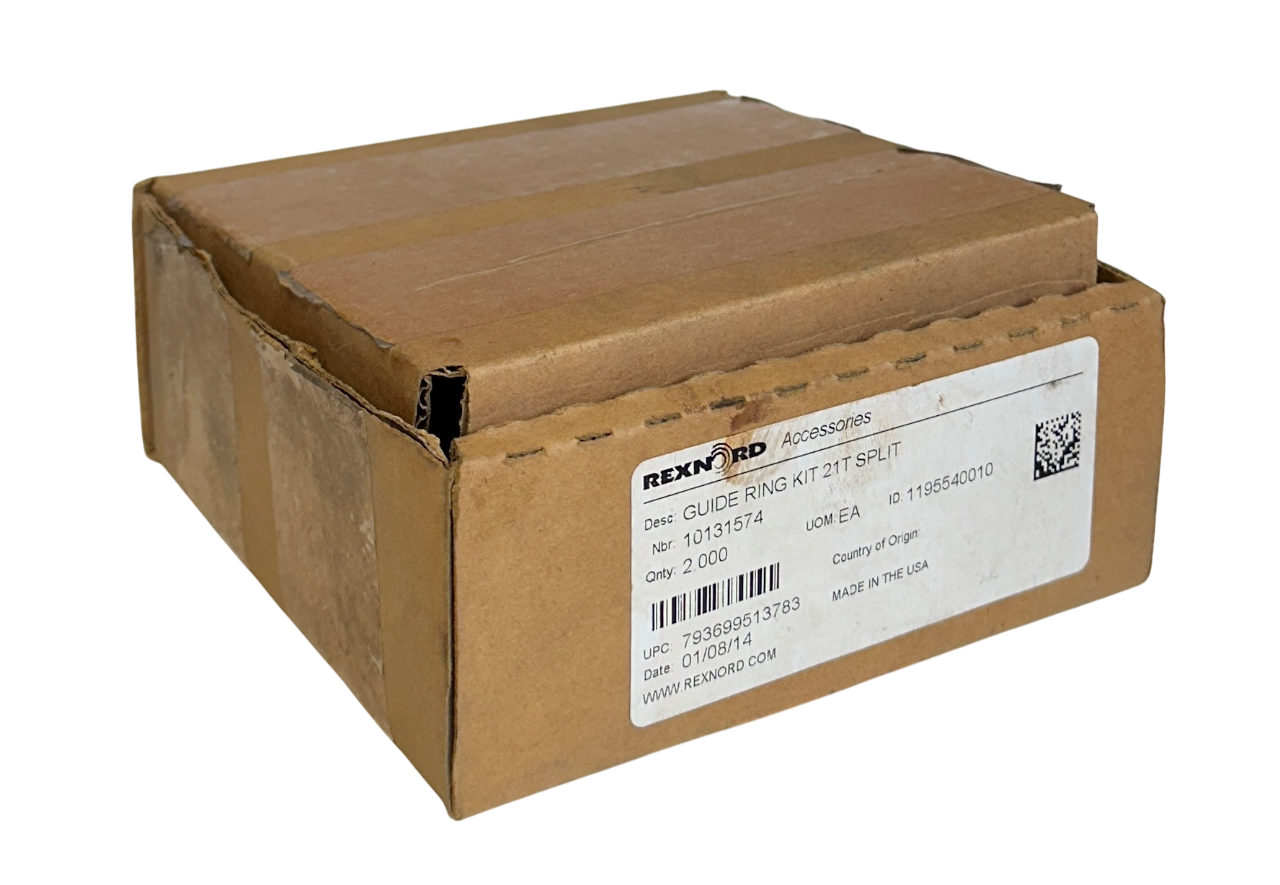 Used 2 REXNORD 10131574 GUIDE RING KITS 21T SPLIT 1195540010 ACCESSORY NSMP