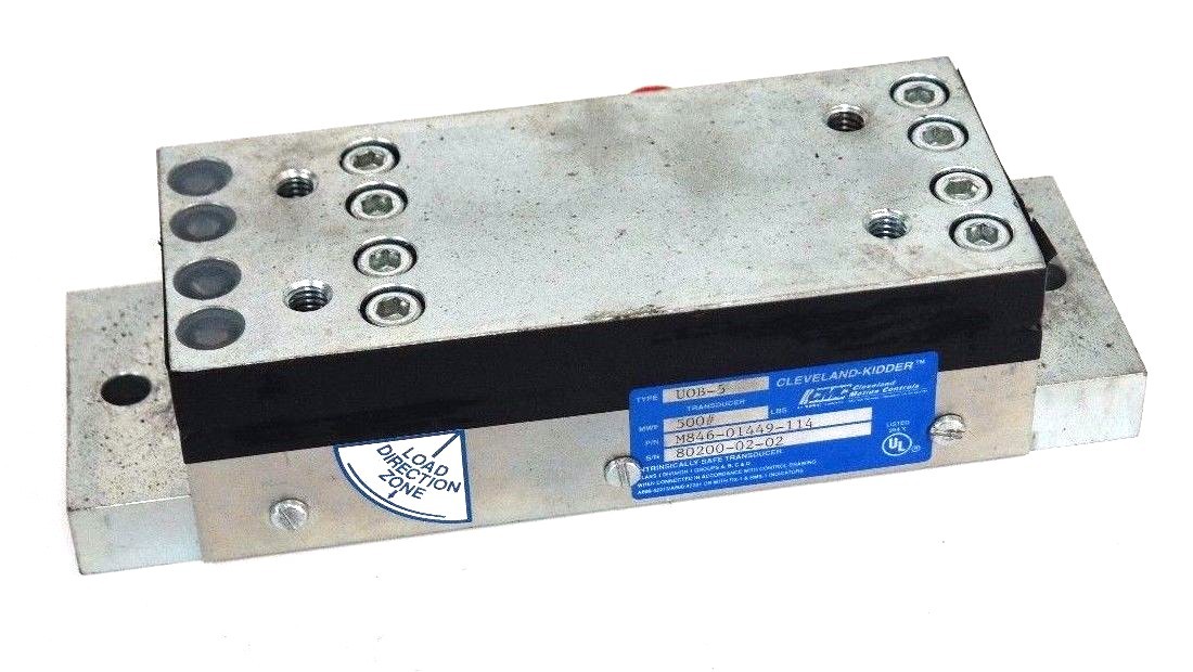 Used NEW CLEVELAND-KIDDER P/N M846-01449-114 TYPE UOB-5 TRANSDUCER M84601449114