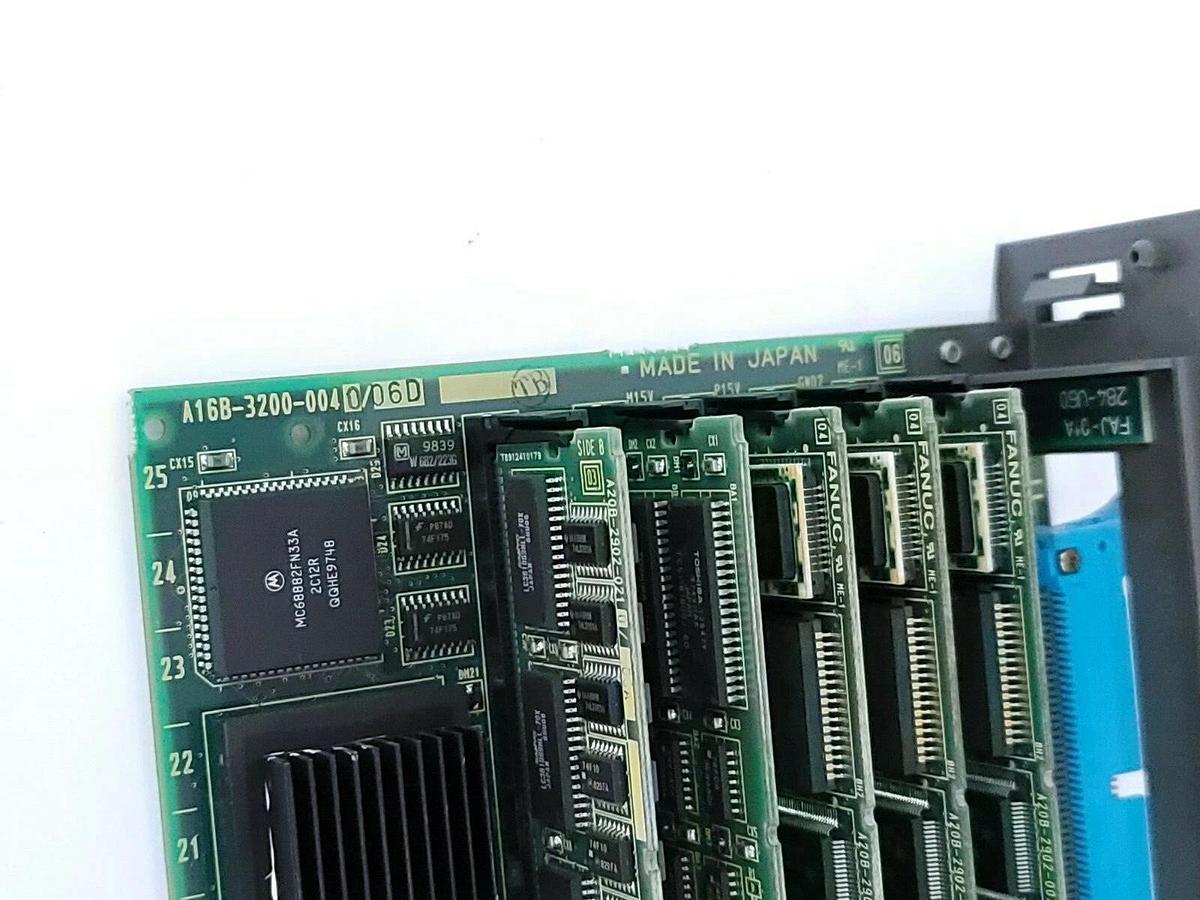 Used FANUC A16B-3200-0400/06D MAIN CPU BOARD A16B-3200-0400 W/ DAUGHTER BOARDS