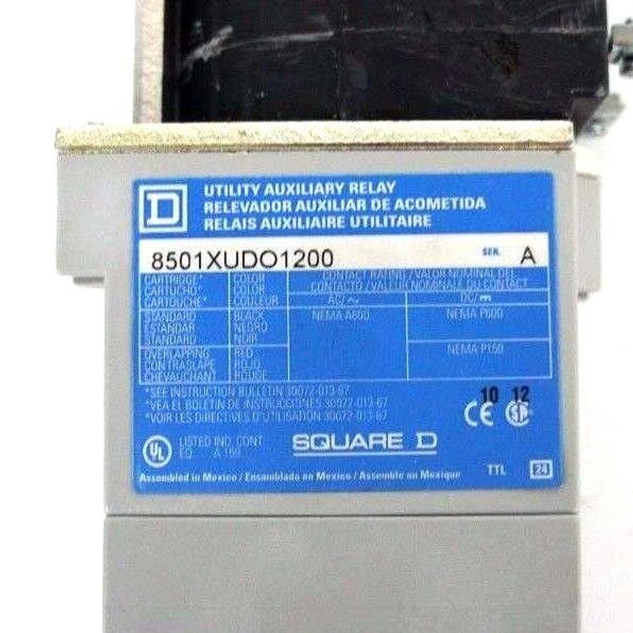 NIB SQUARE D 8501XUD01200V53 DC UTILITY CONTROL RELAY SER. A, 24V DC/CD/CC