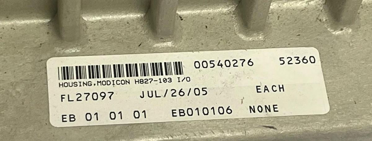 MODICON H827-103 800-Series I/O Housing 7-Slot PLC Rack Chassis H827103, NSMP