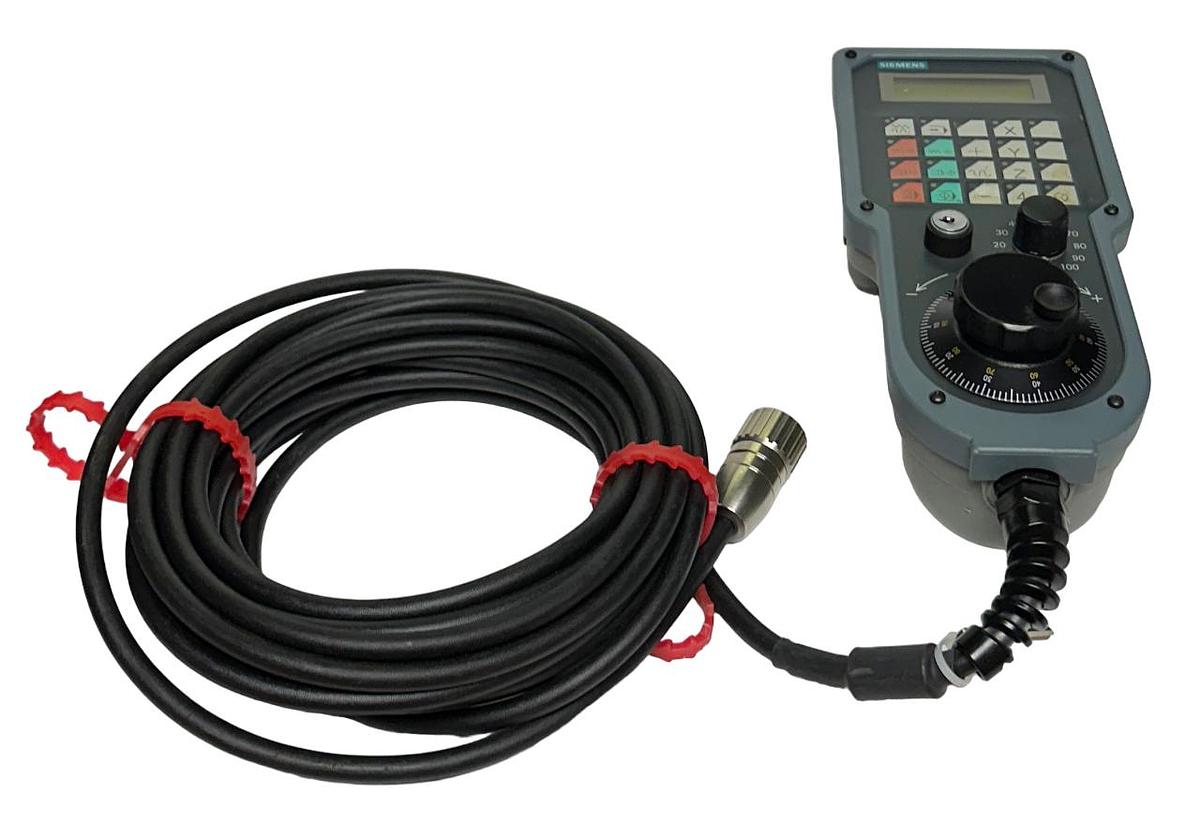 Used SIEMENS 6FX2007-1AE14 SINUMERIK FM-NC/840D/810D HAND-HELD UNIT B-MPI CABLE 10m