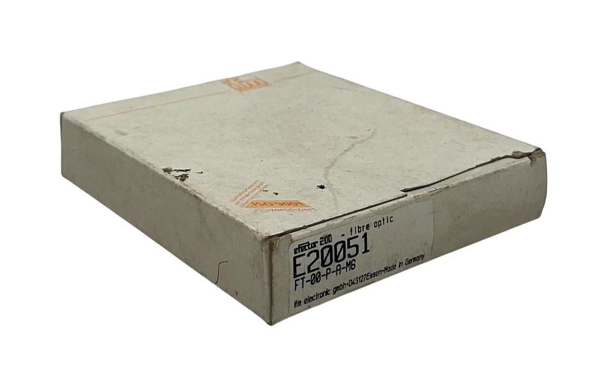 IFM FT-00-P-A-M6 / E20051 EFECTOR 200 FIBER OPTIC DIFFUSE REFLECTION SENSOR NSMP