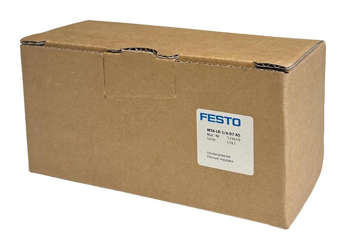 NEW FESTO MS4-LR-1/4-D7-AS / 529419 PRESSURE REGULATOR 1/4'' NPT NSMP