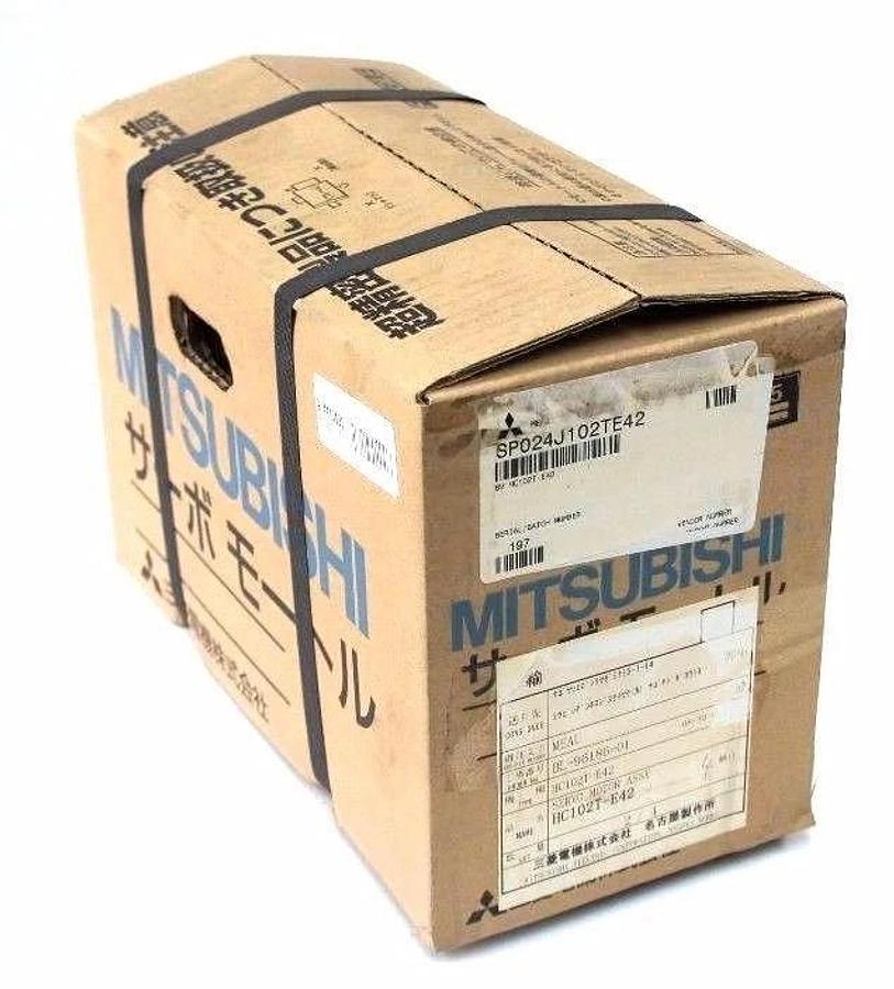 Used F/S MITSUBISHI HC102T-E42 AC SERVO MOTOR 3AC 123V 6.0A 2000RPM 1KW