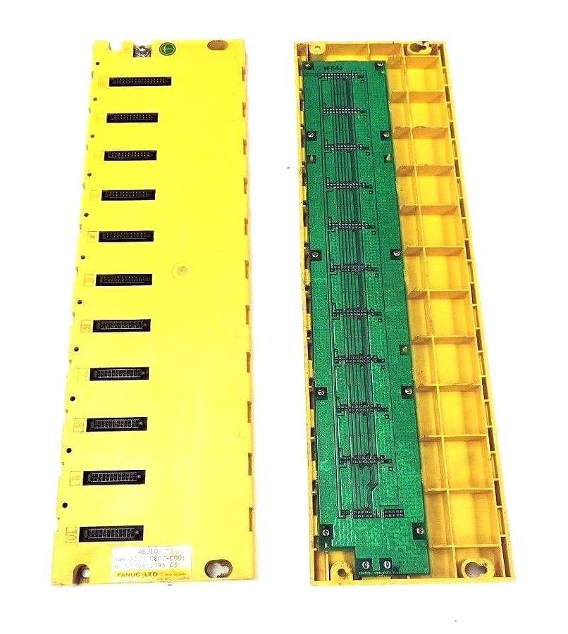 Used LOT OF 2 FANUC A03B-0807-C001 10 MODULE BASE UNITS ABU10A, A03B0807C001