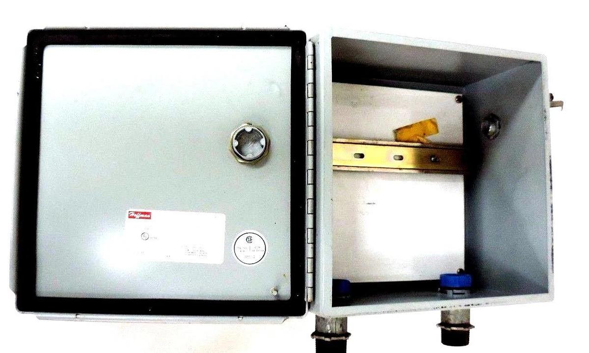 Used HOFFMAN A-10106CH ENCLOSURE JIC BOX TYPE 12 10X10X6, A10106CH