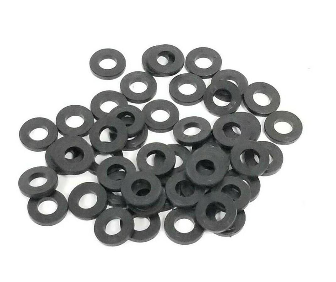 Used LOT OF 48 NEW SHUTTLEWORTH INC. 017676-0021 ROLLERS, 1/3 SPCR, FP, GND, BLK