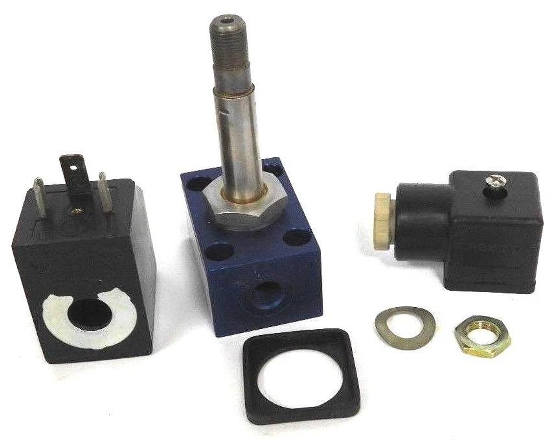 NEW FESTO 2199 MCH-3-1/8 SOLENOID VALVE W/ 3599 MSG-24 COIL & B-12