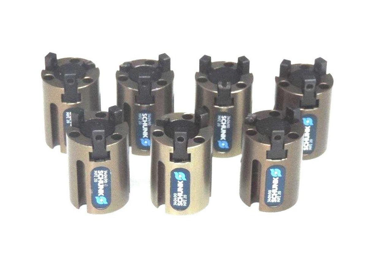 Used LOT OF 7 SCHUNK MPZ 20 GRIPPERS 340490
