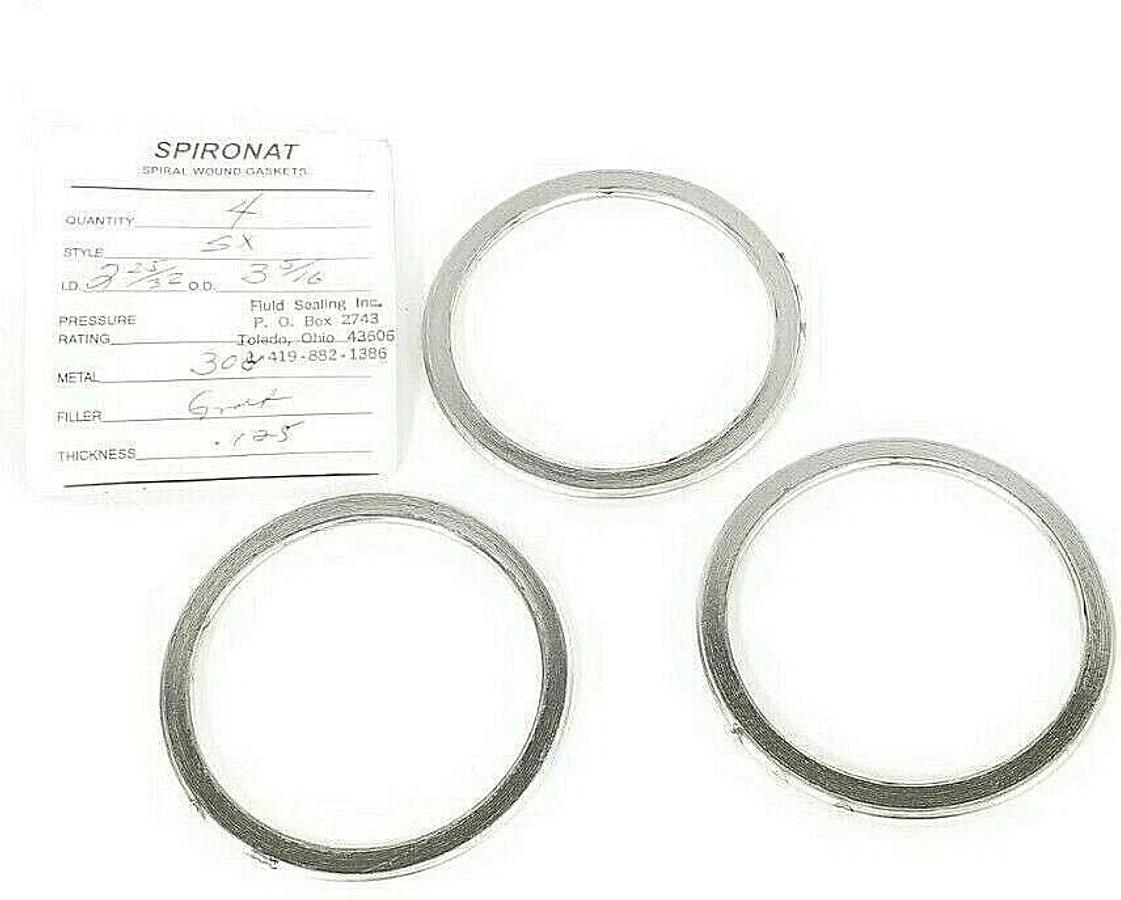 LOT OF 3 NEW FLUID SEALING INC. I.D. 2-25/52 O.D. 3-5/16