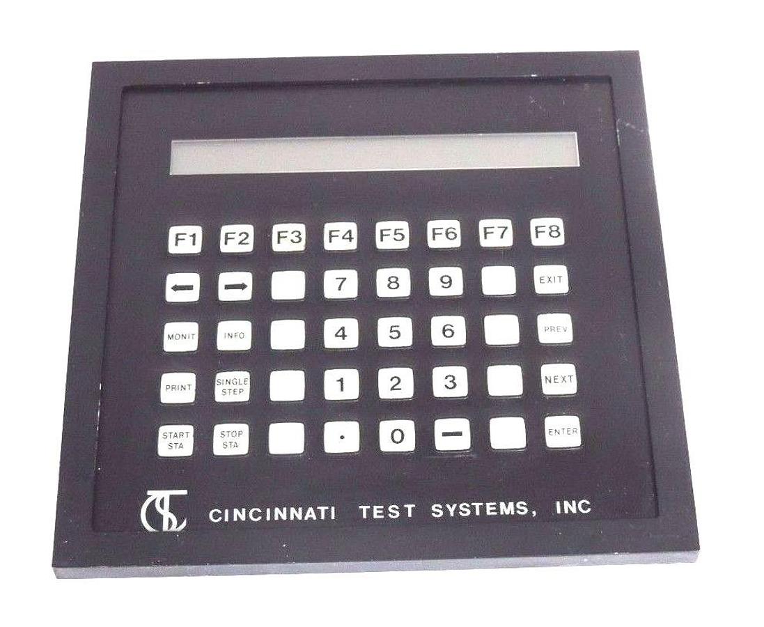 Used CINCINNATI TEST SYSTEMS INC. PM1 REV. B DISPLAY PANEL 1094501
