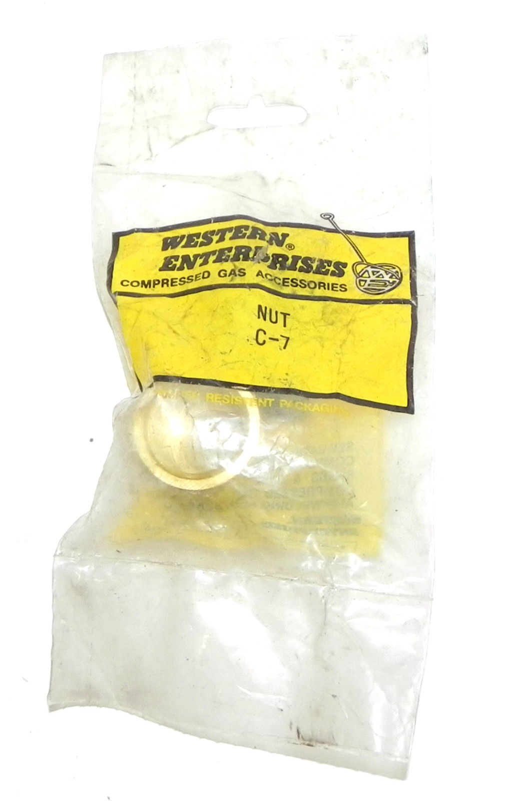 WESTERN ENTERPRISES C-7 BRASS HOSE NUT C7