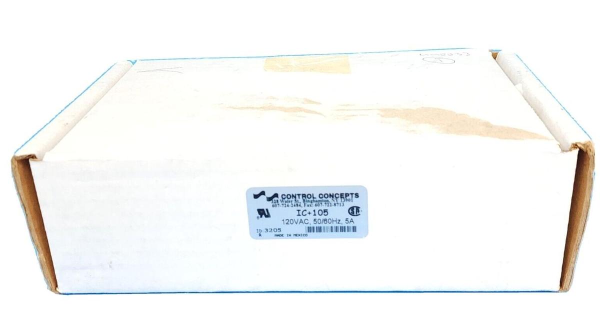 Used NIB CONTROL CONCEPTS IC+105 ISLATROL PLUS 120VAC, 50/60HZ, 5A