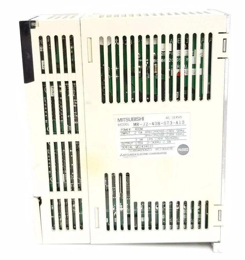 Used MITSUBISHI MR-J2-40B-S73-A10 AC SERVO DRIVE MRJ240BS73A10 (400W) *DAMAGED*
