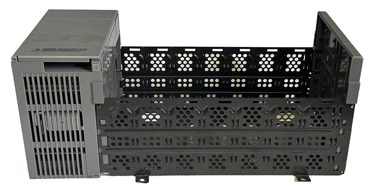 Used ALLEN BRADLEY 1746-P2 /C SLC 500 POWER SUPPLY W/ 1746-A7 /B 7-SLOT PLC CHASSIS