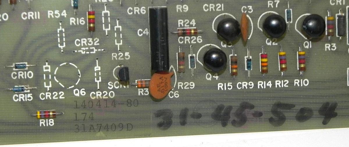 Used CONTACT MONITOR 31A6188A BOARD 140414-80 174, 31A7409D