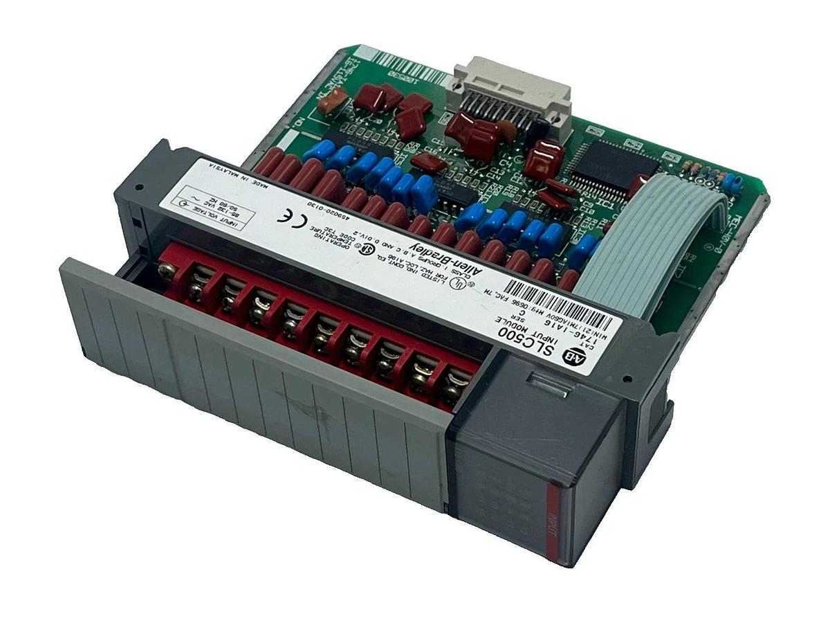 Used ALLEN BRADLEY 1746-IA16 SER C 16 Pt 120VAC Digital Input Module AB SLC 500