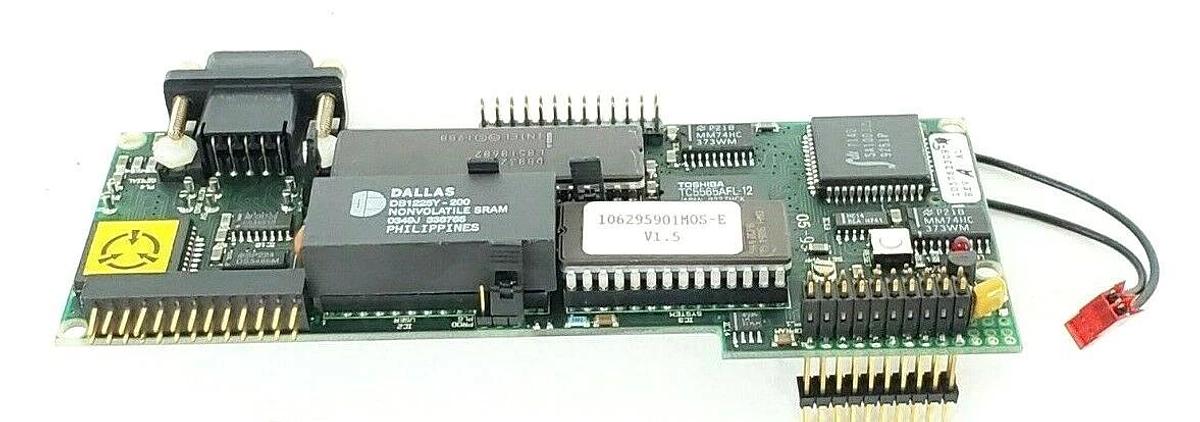 Used BOSTON FINCOR 105762309-C INTERFACE BOARD REV. A AL, 106295901M0S-A V1.5