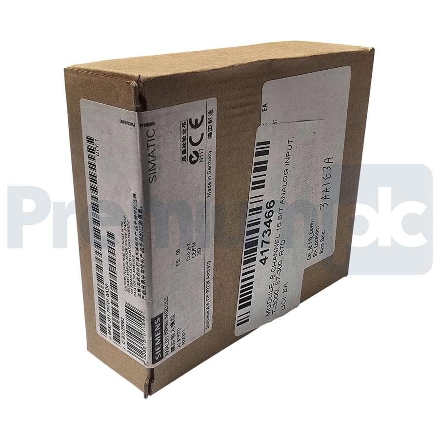 Used Siemens 6ES7331-7PF01-0AB0 SIMATIC S7-300 Analog Input SM331 8AI RTD 16-Bit NSFS