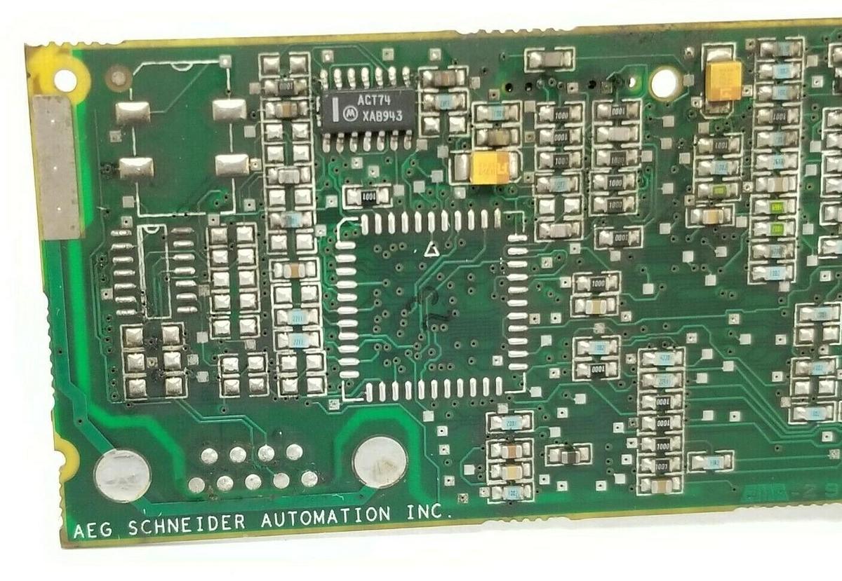 Used AEG SCHNEIDER AUTOMATION INC. 043510682-77 PROCESSOR ADAPTER RS232 D6-043513965