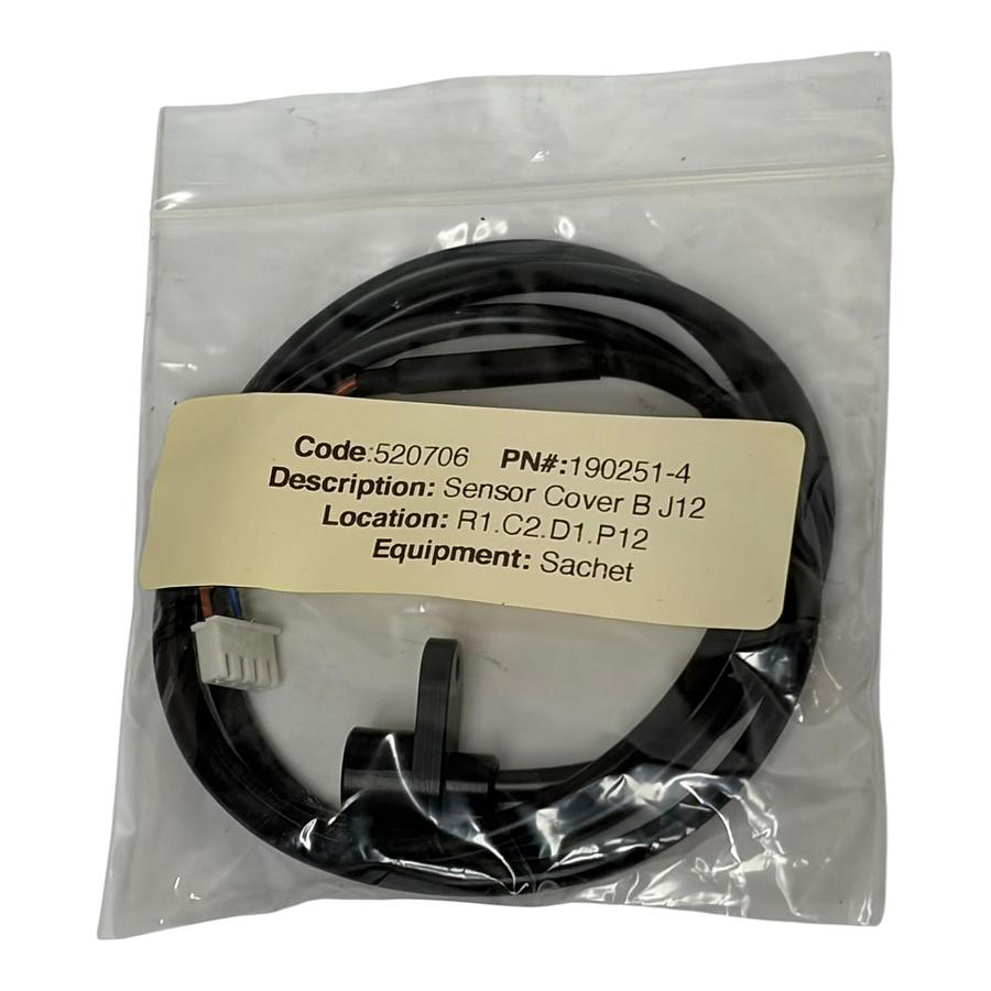Used Sachet Machinery OEM 190251-4 Cover B J12 Proximity Sensor Cable Assembly New