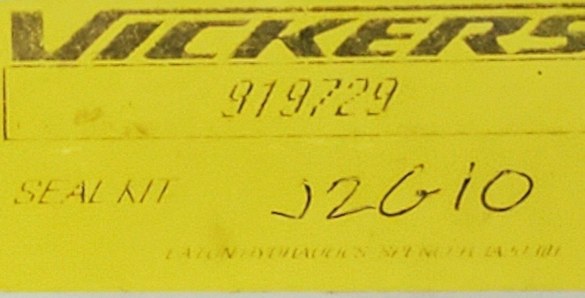 Used NEW VICKERS 919729 SEAL KIT (INCOMPLETE)