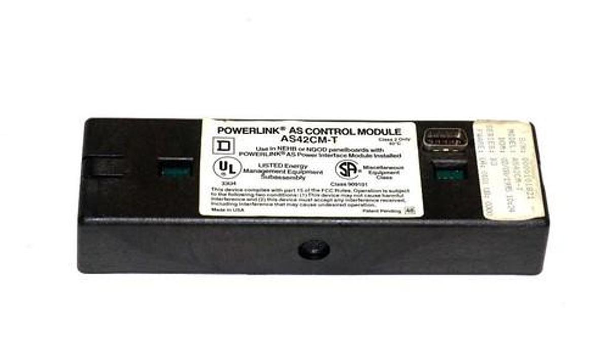 Used SQUARE D AS42CM-T AS CONTROL MODULE SER. B3, FWARE. U4:0101 U8:0300