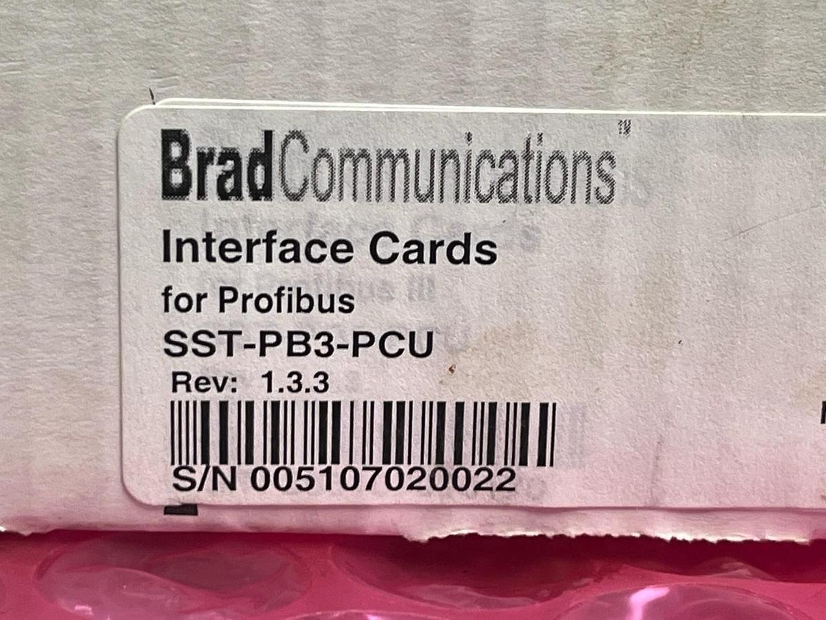 Used Woodhead SST-PB3-PCU PROFIBUS Interface Card Rev: 1.3.3 + CD-ROM V1.2