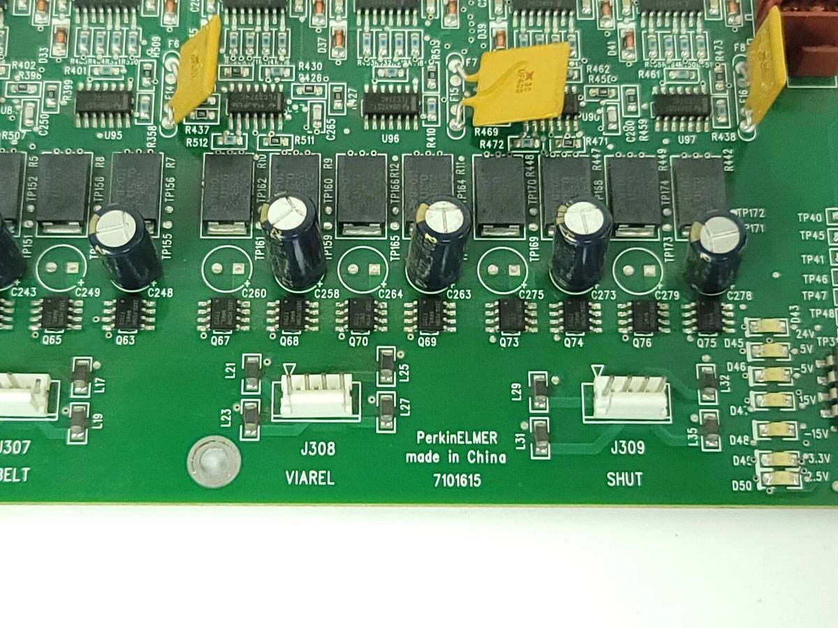 Used PERKIN ELEMER 7101615 PCB LAS MOTOR DRIVER BOARD (FOR PARTS)