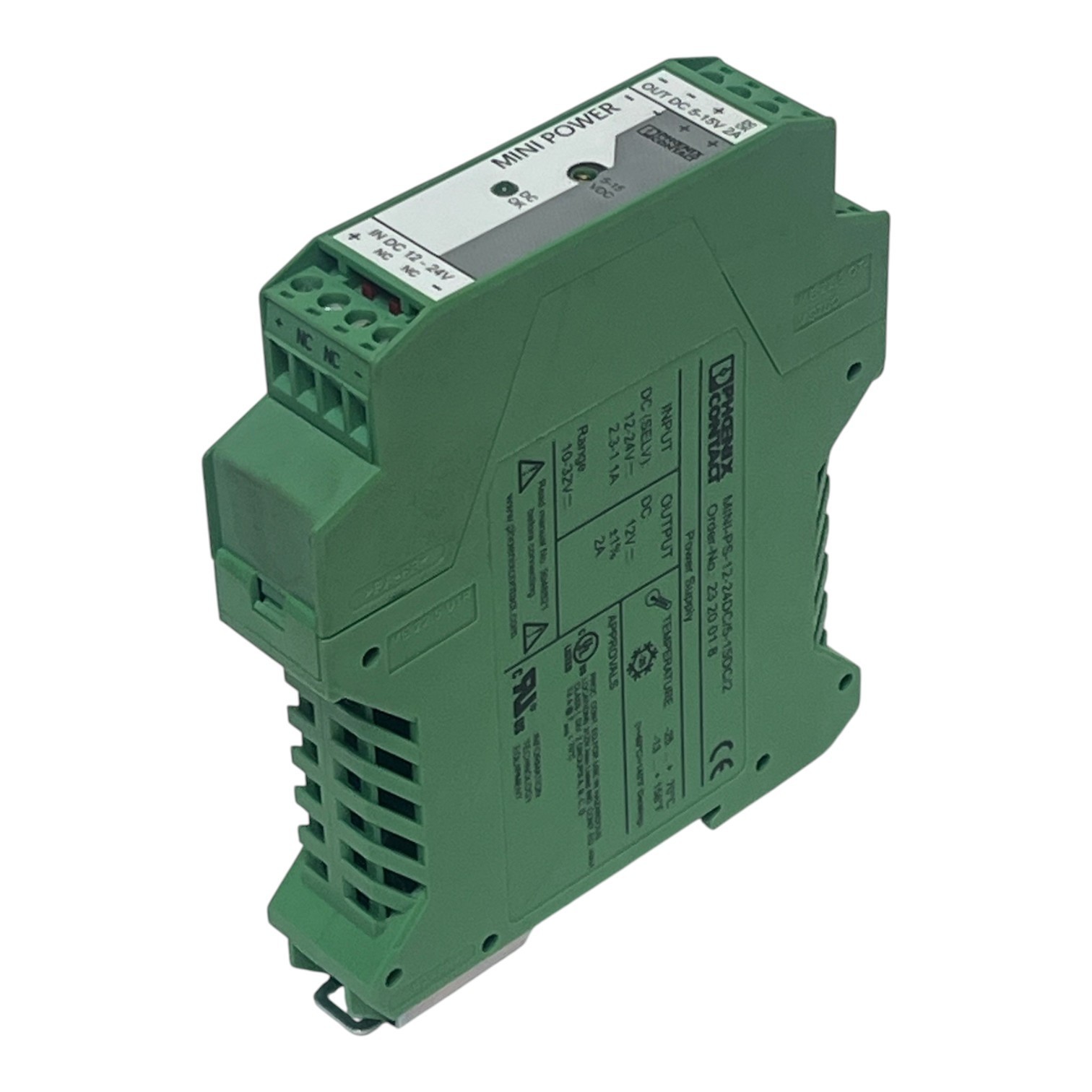 Used Phoenix Contact MINI-PS-12-24DC/5-15DC/2 Power Supply 2866297 DC/DC Converter