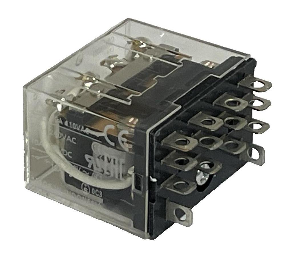 Used Lot of 15 Omron LY4-DC24 Power Relays | 24VDC 10A 4PDT | New Surplus Partial Box