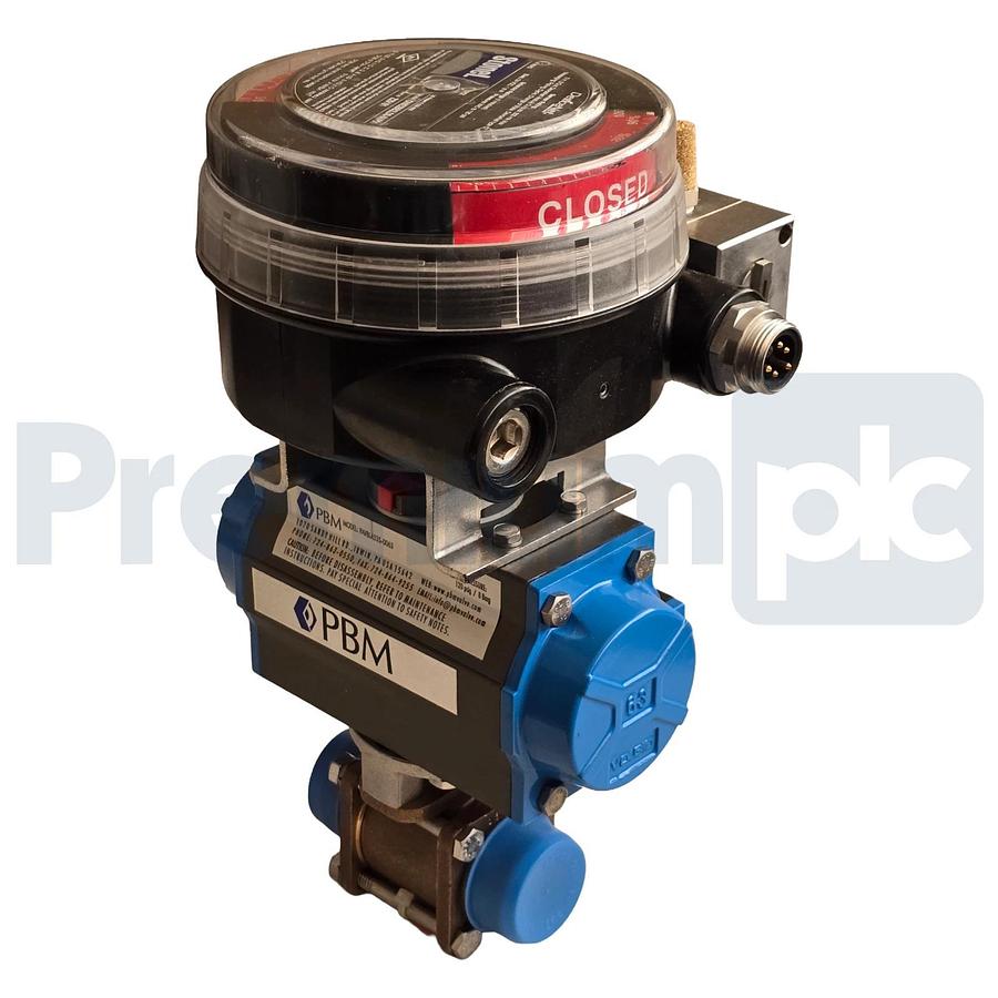 PBM PAVBL453S-0063 Actuator 3/4" Bronze Valve w/ StoneL Onyx ON922 DNet Monitor