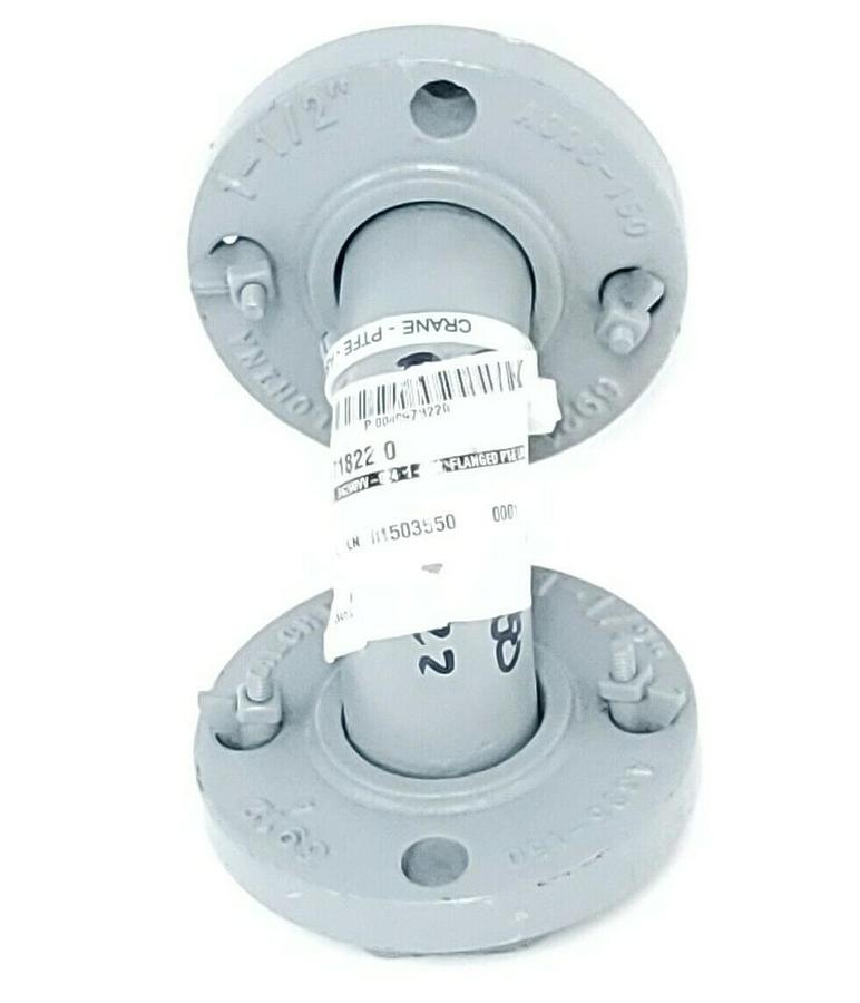 Used NEW EDLON CRANE A395-150 1-1/2'' FLANGED PTFE LINE ASTM F1545 PIPE R6290VV-024