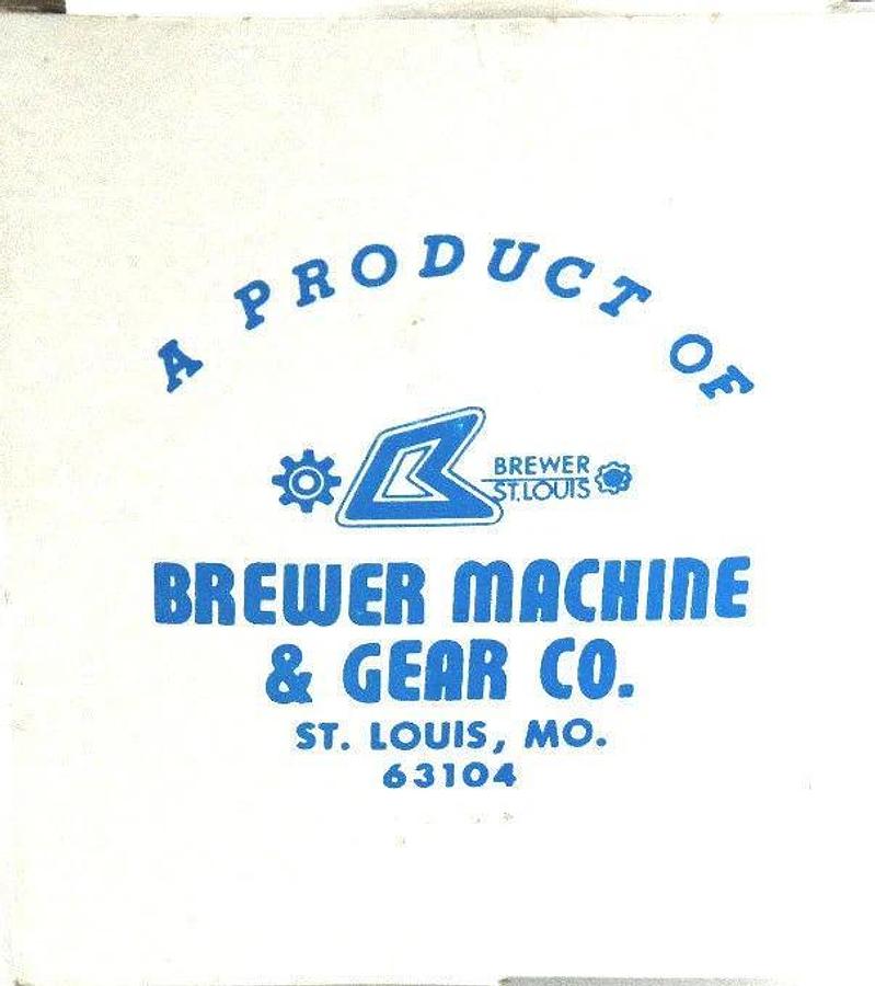 Used NIB BREWER MACHINE B6015H SPROCKET IDLER 3/8" MOUNT #60 CHAIN .6375" BORE