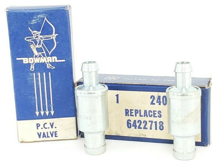 Used LOT OF 2 NIB BOWMAN 24070 P.C.V. VALVES (REPLACE 6422718)
