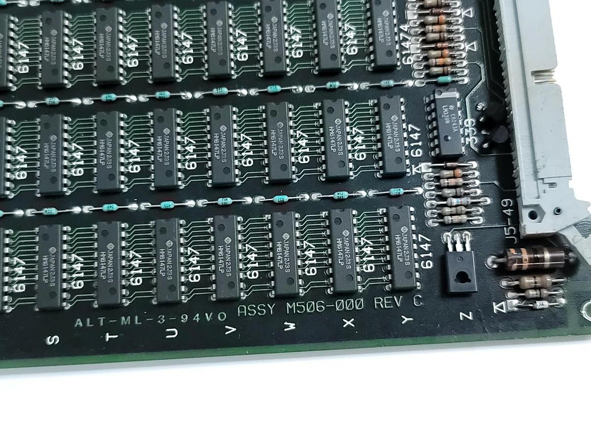 Used GOULD / MODICON AS-506P-F-32 MEMORY BOARD REV. C21 M506-000 REV. C