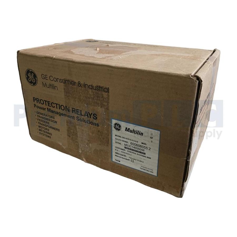 GE Multilin 369 Legacy MOTOR MANAGEMENT PROTECTION RELAY 369-HI-R-0-0-0-0-E NSMP