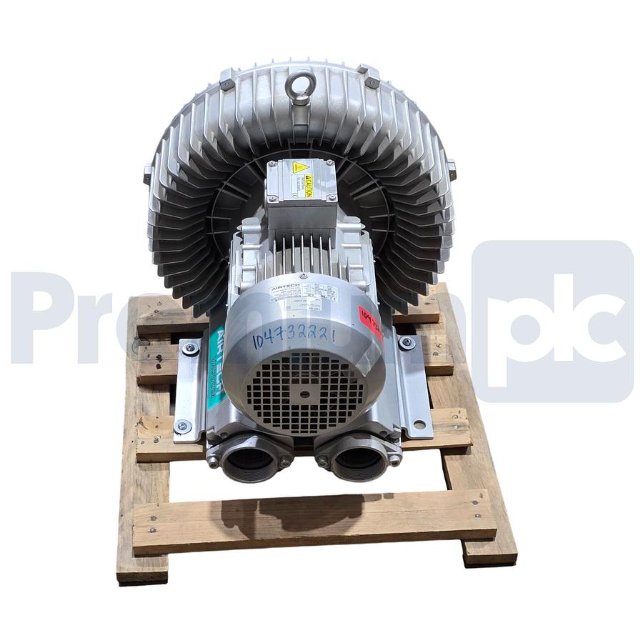 Used Airtech Vacuum 3BA1600-7AT06 3BA1 Regenerative Blower 235CFM 2.70 HP 3PH 2" NPT