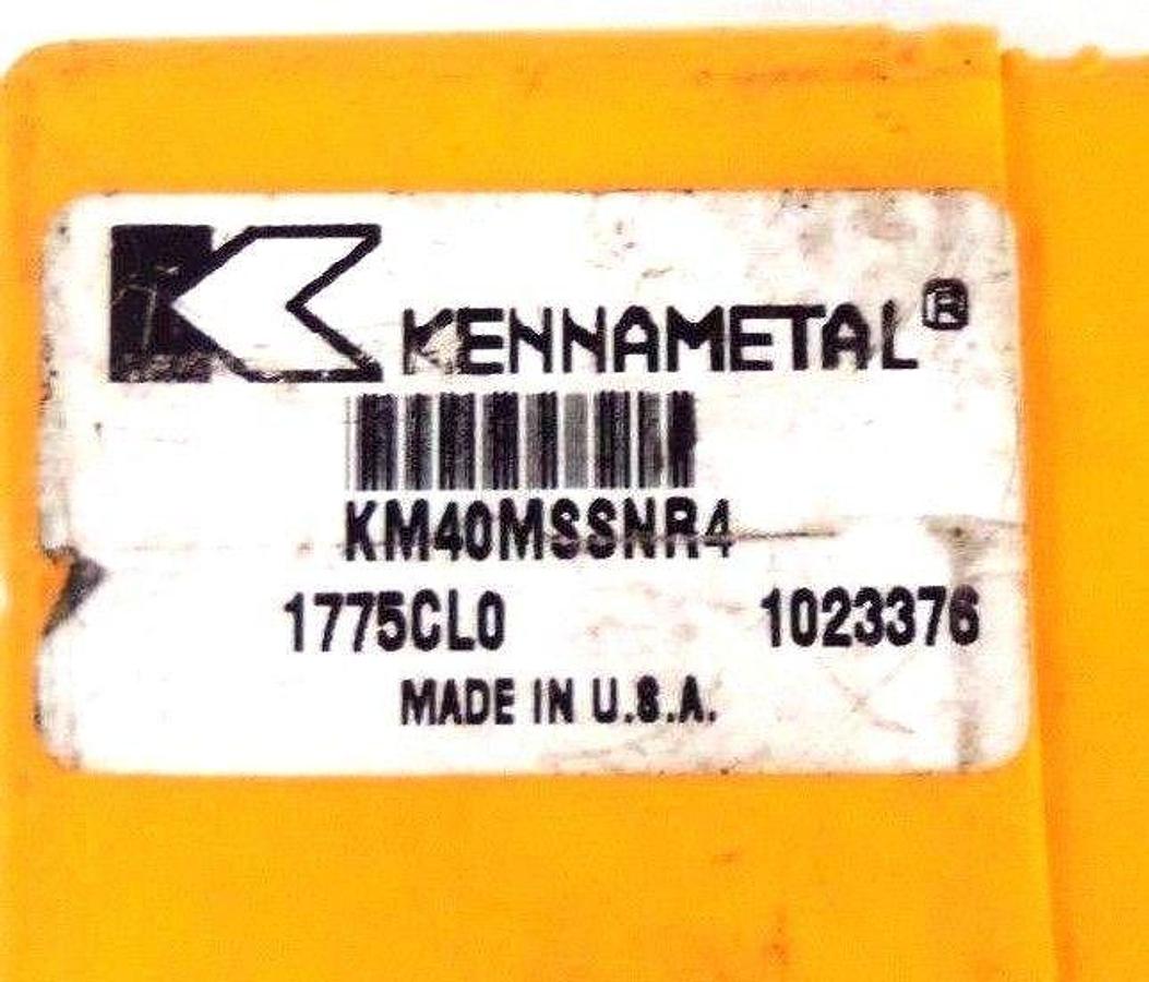 Used NEW KENNAMETAL KM40MSSNR4 CUTTING HEAD 1775CL0, 1023376