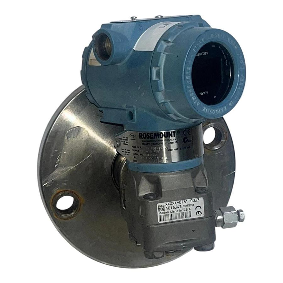 Rosemount 3051L3AC0FD22AAE5M5L4 Level Transmitter - Kerkau 3 Inch 150 RF flange