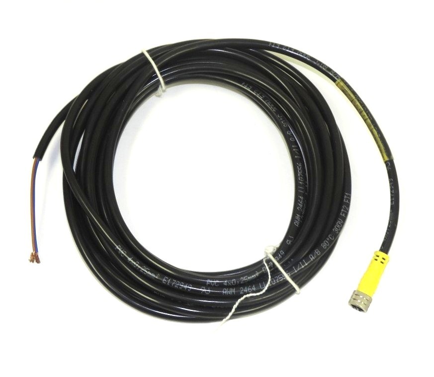 Used WOODHEAD BRAD HARRISON 404000E03M050 LEAD SENSOR CABLE ASSEMBLY