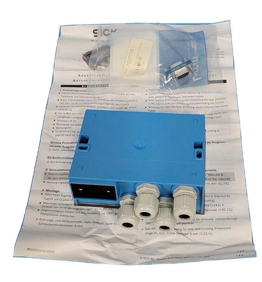 Used NEW SICK CDB410-001 CONNECTION MODULE 7027806 CDB410001