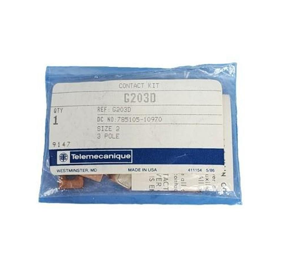 NEW TELEMECANIQUE G203D CONTACT KIT 3-POLE SIZE 2
