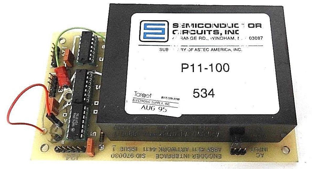 Used INK JET SID 970030 ENCODER INTERFACE ASSY 42.11 ARTWORK 44.11 ISSUE 1 W/ P11-100