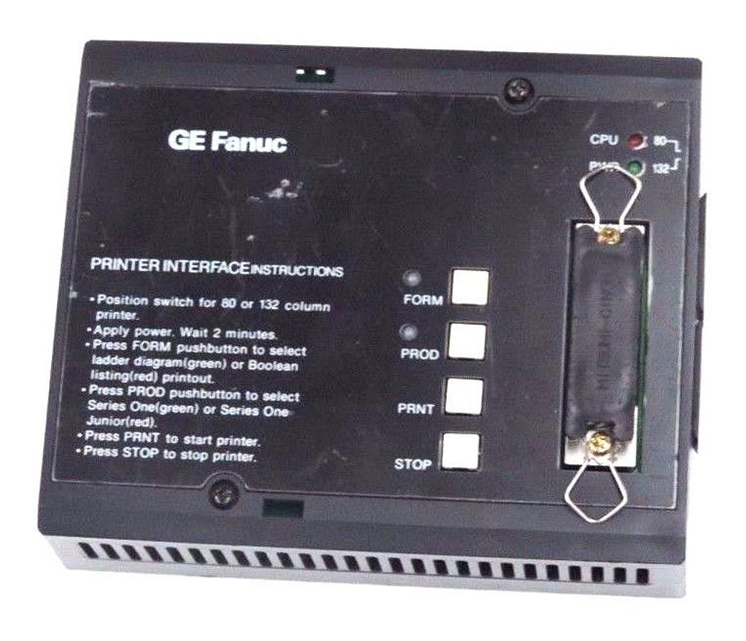 Used GE FANUC IC610PER151D SNAP-ON PRINTER INTERFACE UNIT